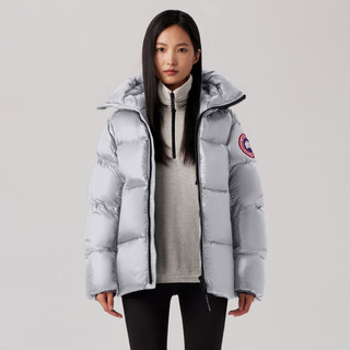 加拿大鹅（Canada Goose）Cypress 女士短款羽绒夹克户外休闲外套大鹅羽绒服 2239L 200 银桦色 | 男女同款 XL