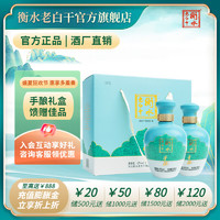 衡水老白干 古法手酿老白干香型白酒礼盒装42度500ml*2 宴请 42%vol 500mL 2瓶