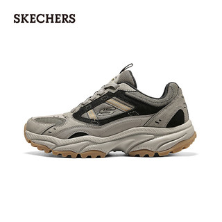 斯凯奇（Skechers）炫酷厚底户外鞋237740 自然色/黑色/NTBK 44