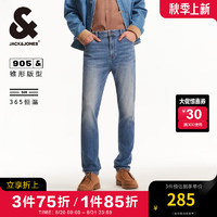 杰克·琼斯（JACK&JONES）秋季时尚日常百搭舒适休闲长裤子微弹锥形牛仔裤男22433208 E39 中牛仔蓝 E39 中牛仔蓝 180/86A/LRW