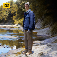 CAT 卡特彼勒 男士防水牛皮户外机能靴 黄色 43