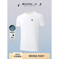 HLA海澜之家T恤春秋24新SUWUKOU联名印花短袖男HNTBW3W194A 漂白HB 165/84A S114~124斤