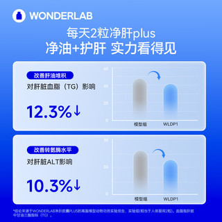 WONDERLAB奶蓟草净肝胶囊Plus 120粒*1瓶 水飞蓟朝鲜蓟养肝护肝加班熬夜应酬常备男女适用4倍吸收 【1瓶尝鲜装】净肝Plus120粒*1瓶