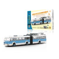 IMES 京味时代 经典北京公交车辆系列 006-23A 京一型BK560无轨电车 1:40 积木模型