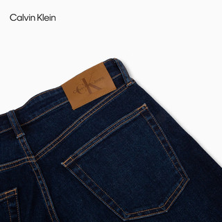 Calvin Klein Jeans24秋季男士ck休闲通勤微弹洗水楔形锥形牛仔裤J326423 1BJ-牛仔蓝 32