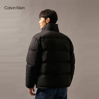 Calvin Klein Jeans【防泼水】24秋季男ck休闲通勤鸭绒立领羽绒服J326958 BEH-太空黑 XXL