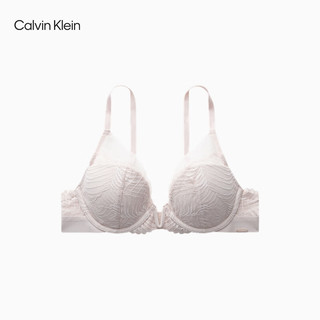 Calvin Klein【黑标系列】24秋季女士ck性感蕾丝薄垫深V文胸QF7907AD MTR-烟粉 32B