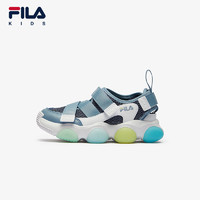 FILA 斐乐 KIDS斐乐童鞋儿童凉鞋2024夏季新款男女小童魔术贴包头鞋潮