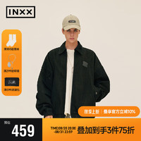 英克斯（inxx）APYD潮牌新品金属丝材质牛仔外套男女同款APE3140912 黑色