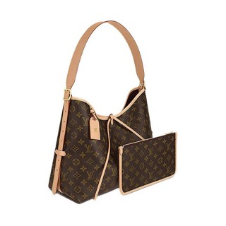 LOUIS VUITTON 路易威登 CARRYALL系列 女士单肩包 M46197 棕色老花