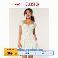 HOLLISTER24秋季辣妹短款蝴蝶袖裙裤式连衣裙 女 KI359-4314 白色碎花 XS (160/84A)标准版