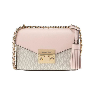 MICHAEL KORS 迈克·科尔斯 迈克.科尔斯（MICHAEL KORS）MK女包 ROSE链条包香草白/淡粉35T0GXOC1B PWDBLSHMLT