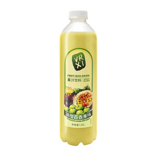 豪园 油柑百香果汁 1.25L*2瓶