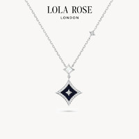 LOLA ROSE 罗拉玫瑰 闪星系列 LR50111 四芒星925银镀金母贝宝石项链