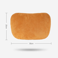 Dingdian 鼎点 新款迈巴赫同款头枕车载透气高档翻毛皮护颈枕四季夏季汽车腰靠枕