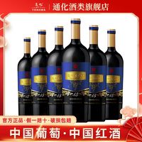 TONHWA 通化葡萄酒 甜型红酒 红梅山葡萄酒整箱6瓶装