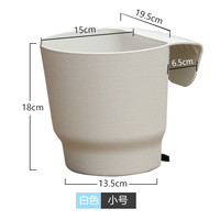 优佩 壁挂花盆大号 吊兰悬挂式塑料半圆加厚吊篮 绿萝绿植牵牛垂吊花盆