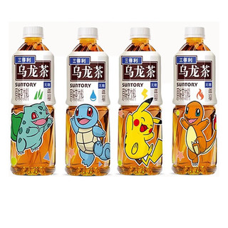 SUNTORY 三得利 宝可梦联名款 乌龙茶 原味 500ml*15瓶