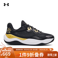 安德玛 UNDERARMOUR）库里Curry Splash 24 AP男女运动篮球鞋3027262 黑色001 45