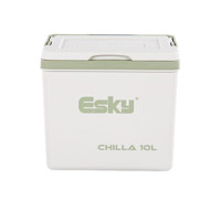 Esky 爱斯基 保温箱户外车载冰箱车家大容量便携 10L（雪松绿）-配1冰砖