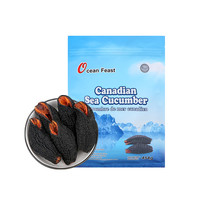 OceanFeast加拿大野生北极淡干海参干货454g开口无花袋装