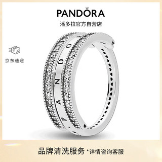 PANDORA 潘多拉 197404CZ 女士翻转式925银戒指 50mm