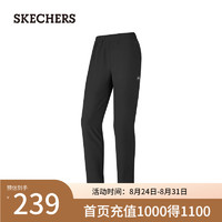 斯凯奇（Skechers）2024年冬季男女同款蓄热抗菌抗静电P424W150 碳黑/0018 XL