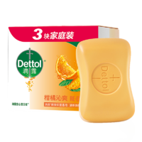 88VIP：Dettol 滴露 自然清新装含柑橘成分香皂 115g*3块