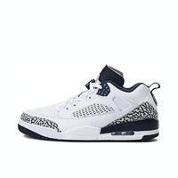 【ZB】NIKE耐克男子JORDAN SPIZIKE LOW乔丹FQ1759-400 白色/黑蓝色/灰色(FQ1759-104) 47