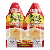 INABA 伊纳宝 猫零食金的味道营养糊猫咪湿粮猫猫罐头成猫幼猫粮营养零食30g 扇贝味鸡肉 单组