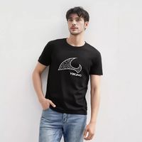 VIKING 春夏新款户外运动时尚百搭印花男士高级轻薄短袖T恤