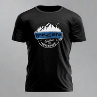 TREZETA 断码清仓】TREZETA正品运动户外T恤男式透气休闲百搭印花棉感短袖