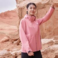 SCALER 思凯乐 户外秋冬徒步旅游登山防风御寒保暖女灰鸭绒内胆两件套冲锋衣女