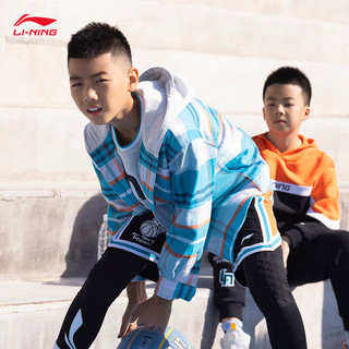 LI-NING 李宁 儿童宽松连帽卫衣