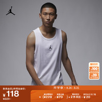 耐克（NIKE）Jordan耐克乔丹男子背心秋季纯棉经典FQ6990 100白 3XL