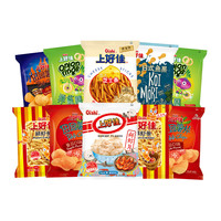 上好佳 鲜虾片虾条洋葱圈等 共10包