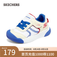 斯凯奇（Skechers）幼童鞋小童潮流透气百搭舒适护趾鞋407321N 自然色/NAT 24码