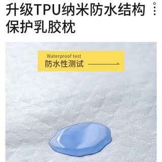 茧缘防水乳胶枕套记忆枕头套家用防口水头油汗液枕芯隔离层保护套