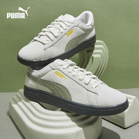 移动端、京东百亿补贴：PUMA 彪马 官方男女低帮经典复古百搭轻便透气板鞋SMASH390984 米白色-茶色-07 40