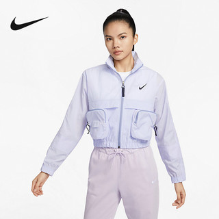 NIKE 耐克 CITY女子梭织夹克春新款外套宽松防泼水短款薄DV8035-536