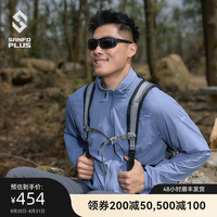 SANFO PLUS户外 男款冰雾皮肤风衣GENII SJM-21001 雾霭蓝 S