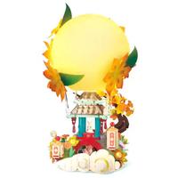 SEMBO BLOCK 森宝积木 家居时尚系列 613014 亭阁月影