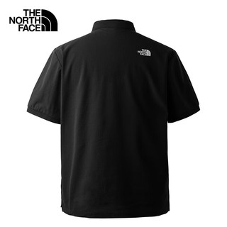 北面（The North Face）POLO衫男户外运动T恤春夏短袖商务半袖  87W2 JK3 M 