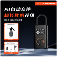 QICYCLE 骑记 充气泵打气泵打气汽车充气泵自行车电动车无线车载充气泵 N3无线数显款 N3充气泵