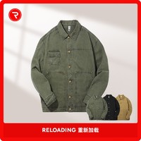 百亿补贴：RELOADING PEACEMAKER 重新加载 24年春秋款 复古工装夹克显瘦小众百搭休闲宽松修身外套