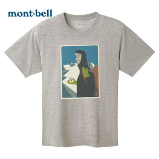 mont·bell montbell24春夏户外通用速干防风运动休闲短袖t恤1114706 LGY