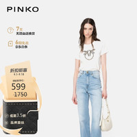 PINKO 品高 24春夏时尚经典燕子百搭短袖T恤 Z15 M