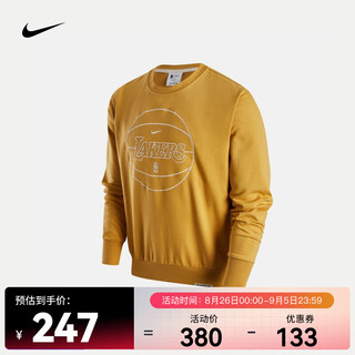 NIKE 耐克 洛杉矶湖人队 Standard Issue Nike Dri-FIT NBA 男子速干运动衫 DX9749-725 L