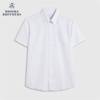 Brooks Brothers 男士23夏新纯棉扣结领免烫修身正装衬衫