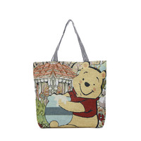 时尚 维尼熊休闲帆布包
